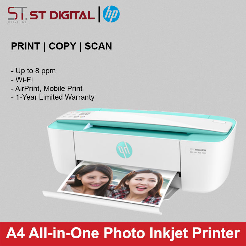 HP DeskJet 3720 / 3721 AllinOne Colour Printer Color Inkjet Printer