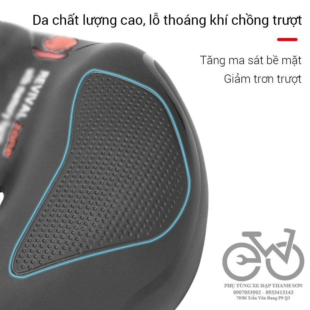 Yên xe đạp thể thao cao cấp siêu êm mông thoáng khí