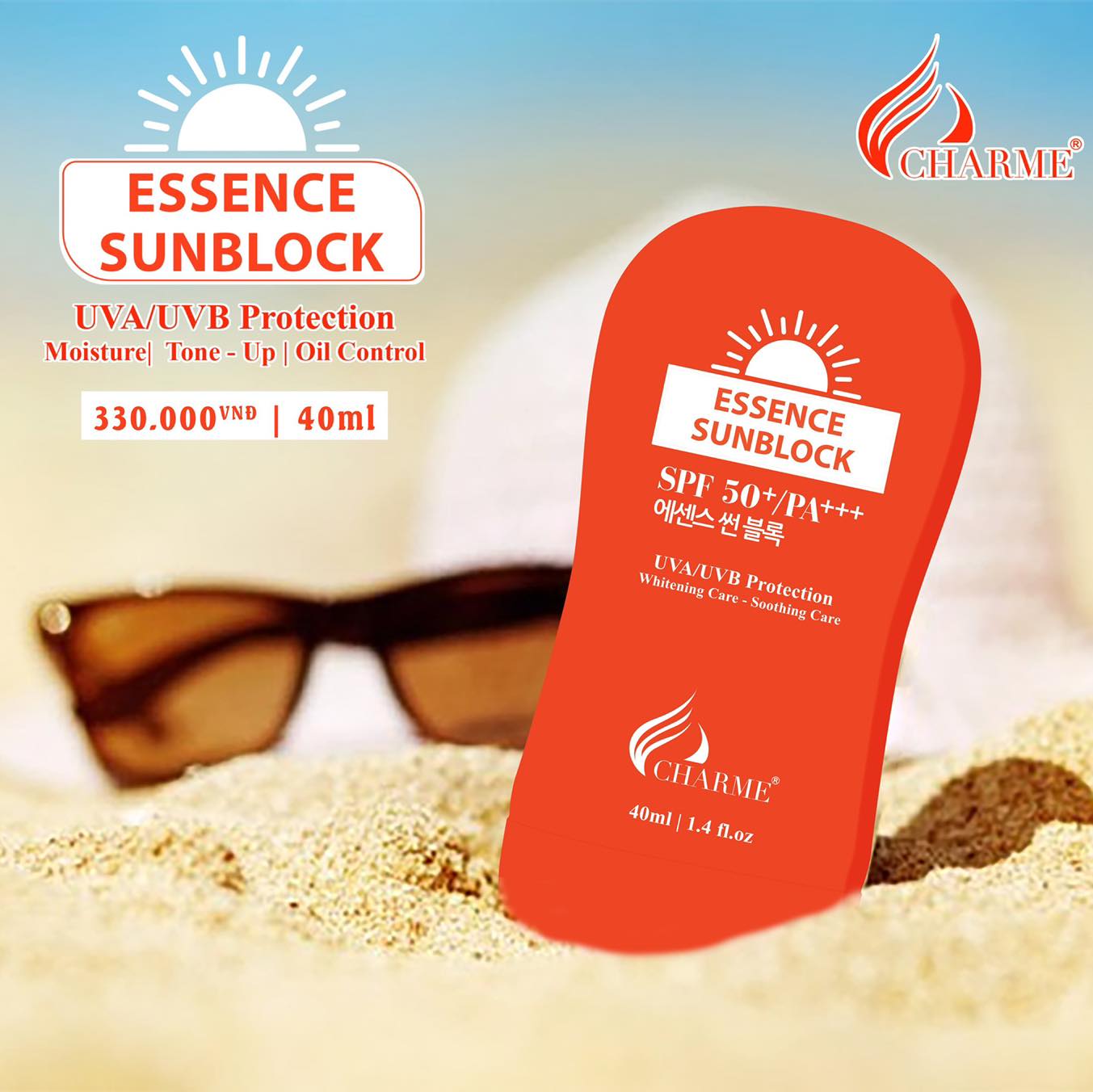 Kem chống nắng Charme111 SPF 50++