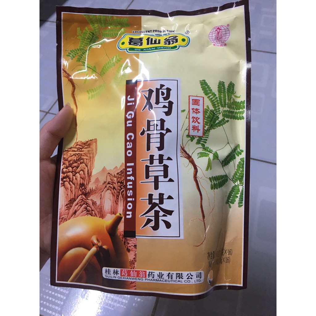 Trà Kê Cốt Thảo ( gói hòa tan ）16 gói * 10 gam