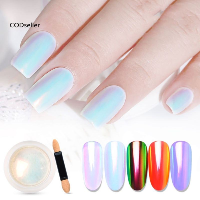 Tráng Gương ngọc trai trang trí móng nail - sinailmi