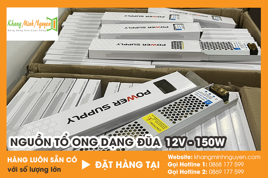 Nguồn tổ ong 12V 12,5A 150W