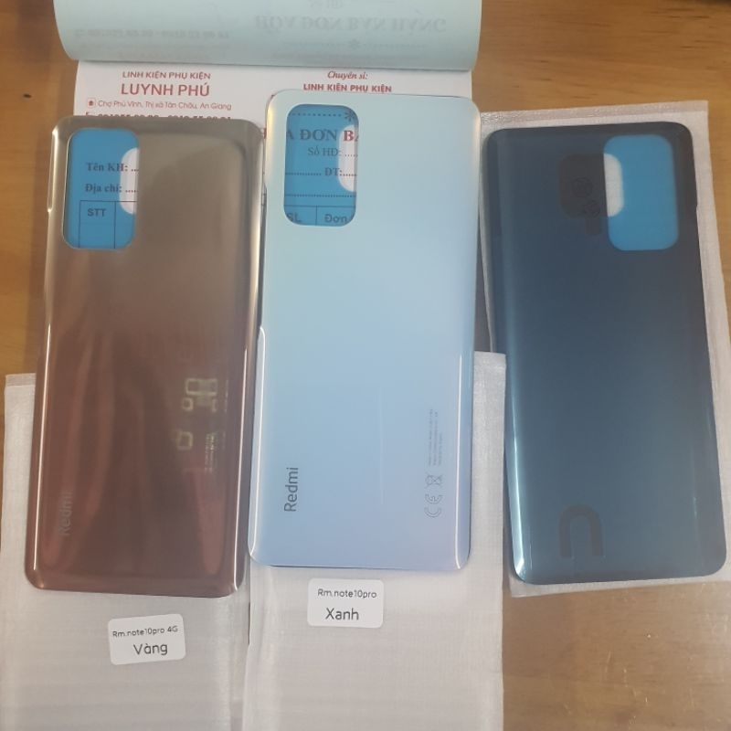 Nắp lưng xiaomi redmi note 10 pro 4G chuẩn đẹp