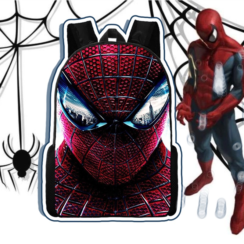 Esspreso Spider Man backpack, elementary school cartoon backpack, boys backpack, Superman Spider Man Batman.