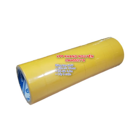 Băng Keo Simili (Khổ 36mm; Dài 6.6m; Cây 8 cuộn)
