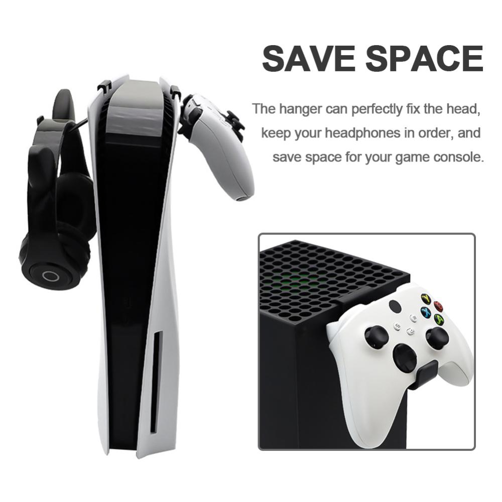 For PS5 Game Console Controller Headset Hanger Holder Headphone Display Stands