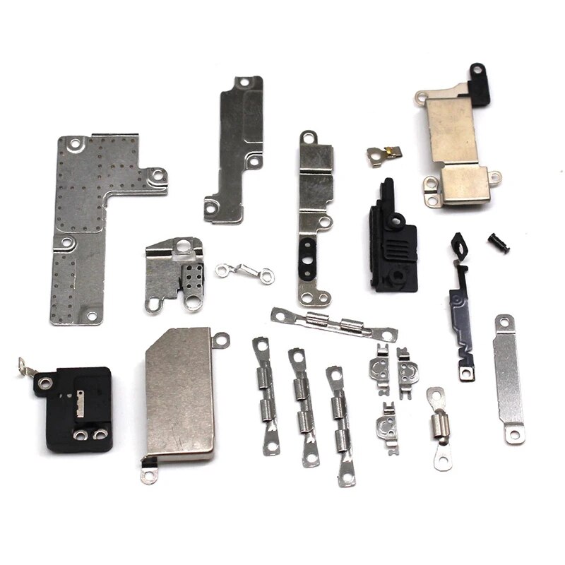 Full Set Metal Plate Parts For iPhone 13 12 11 Pro Max X XR XS MAX Complete Full Internal Bracket Shield Plate Replacement Parts.