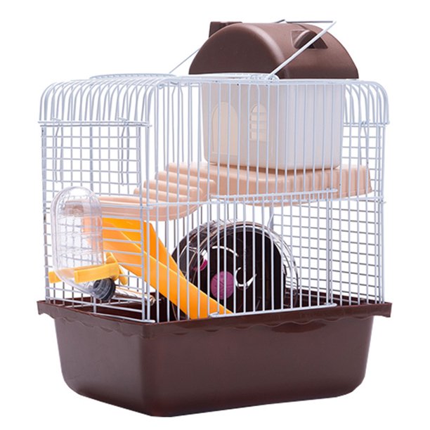 2 Floors Storey Hamster House Multi-color option and Slide toy ...