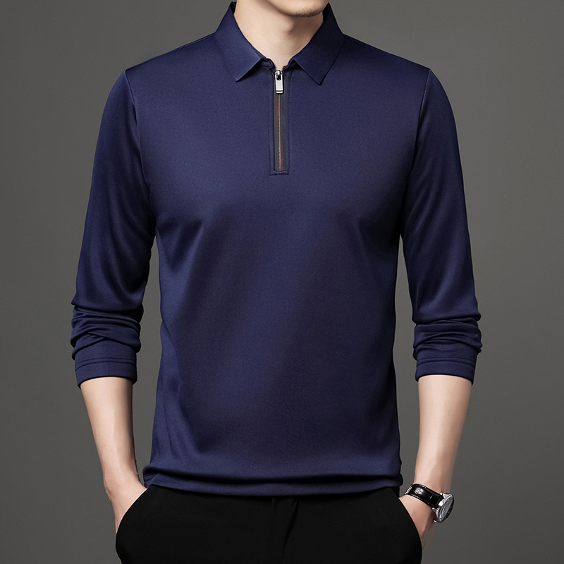 ShopSphere%20New%20T%20Shirt%20Zipper%20Polo%20Shirt%20Male%20Fashion%20Turn-Down%20Collar%20Long%20Sleeve%20Business%20Men%20Clothes%20-%20Image%206