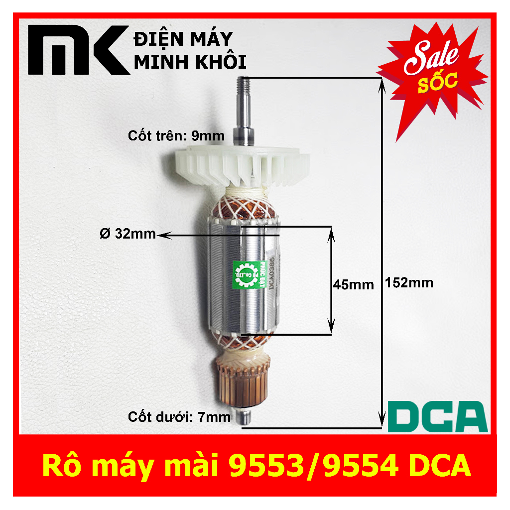 Rô máy mài 9553 - 9554 dca