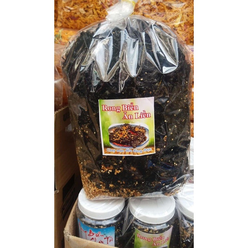 500g rong biển cháy tỏi - giá sỉ