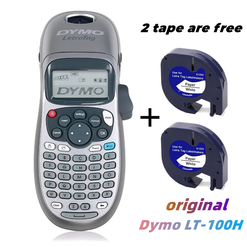 Dymo LetraTag LT 100H Handheld Label Maker Compatible For 12mm Letra