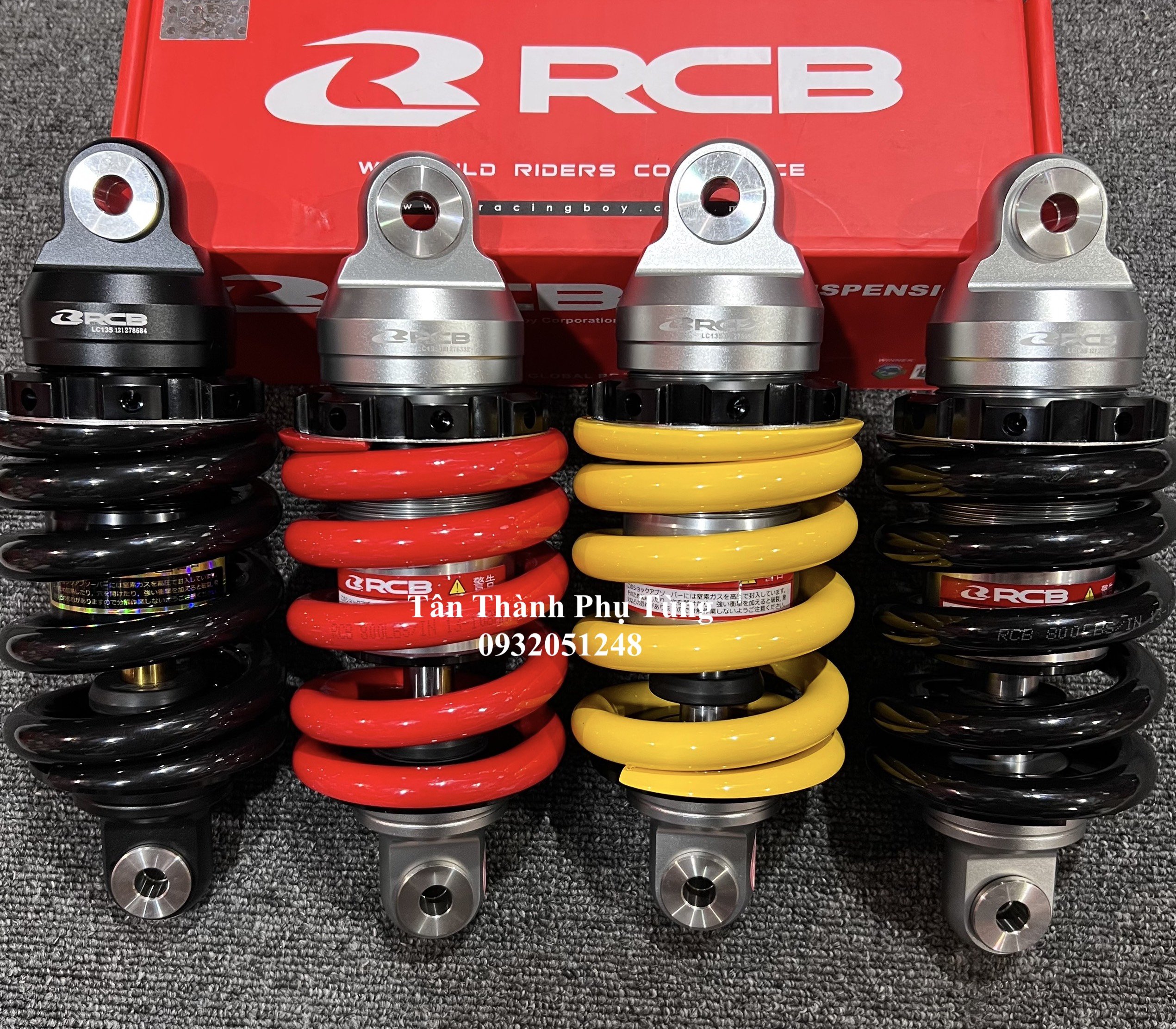 Phuộc RCB Exciter 135, Exciter 150 E2 chính hãng