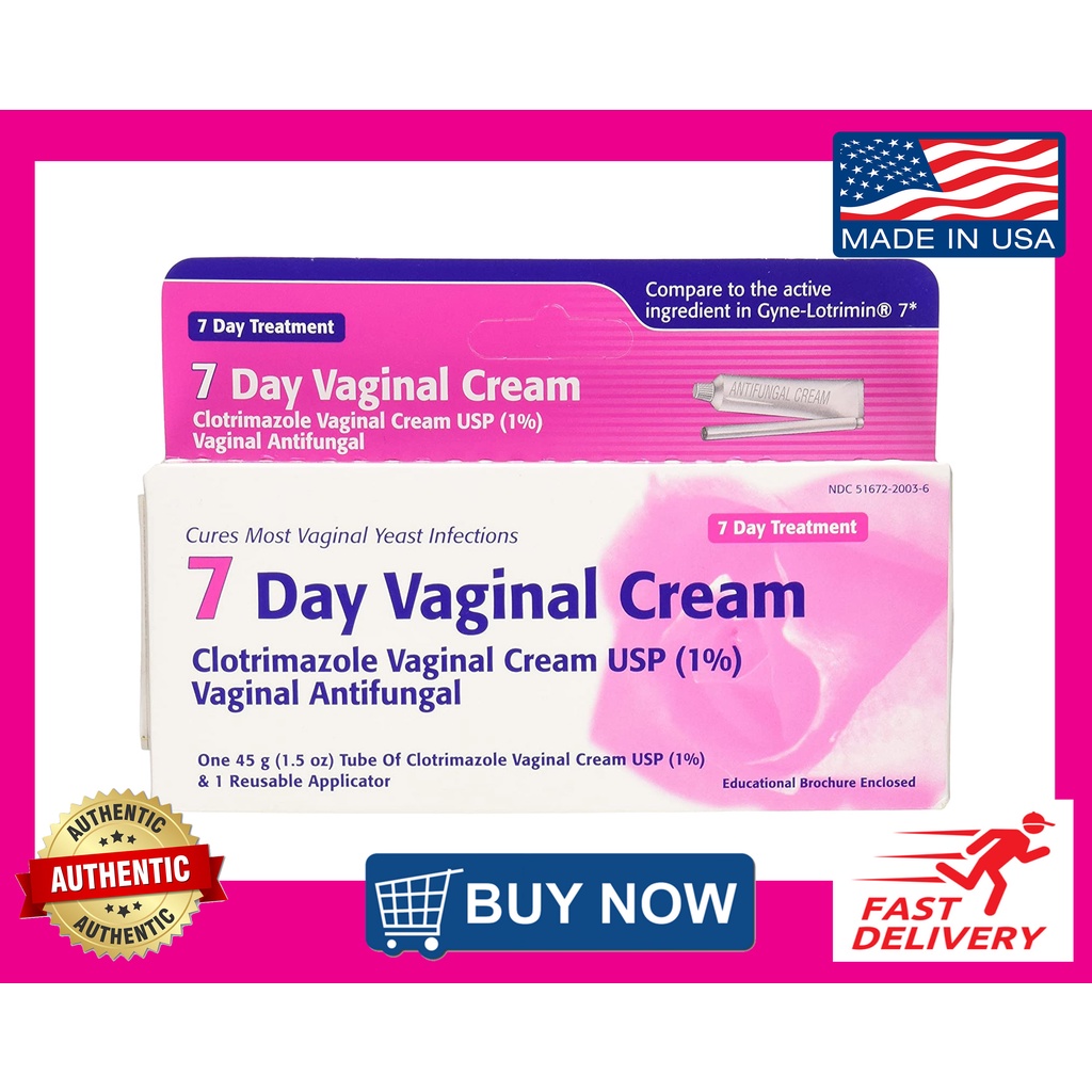 Taro 7 Day Vaginal Antifungal Cream Clotrimazole Vaginal Cream Vaginal ...