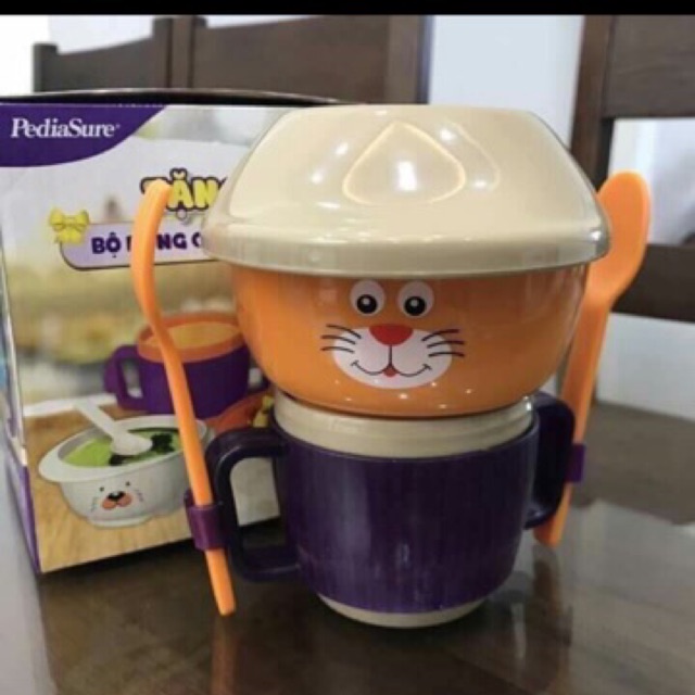 Bộ bát ăn dặm Bobby và Pediasure