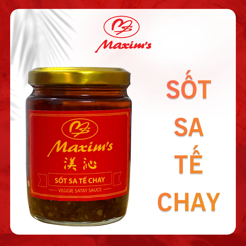 Sa tế Chay Maxim s, nước sốt trộn mì, nấu lẩu, gia vị nấu ăn cho người ăn chay, hương nấm thumbnail