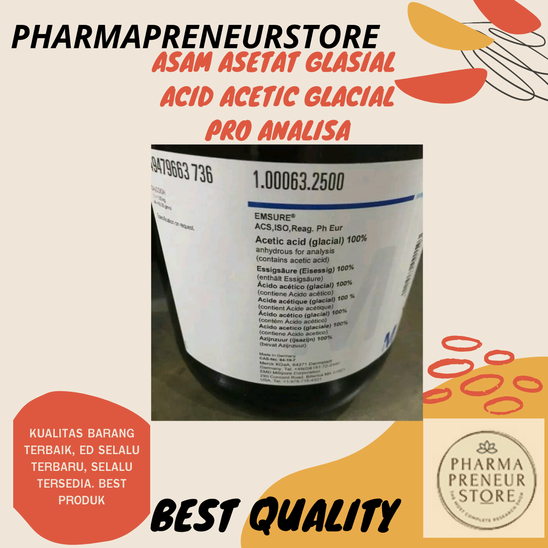 Asam Asetat Glasial Acid Acetic Glacial Pro Analisa Best Quality Lazada Indonesia 0736