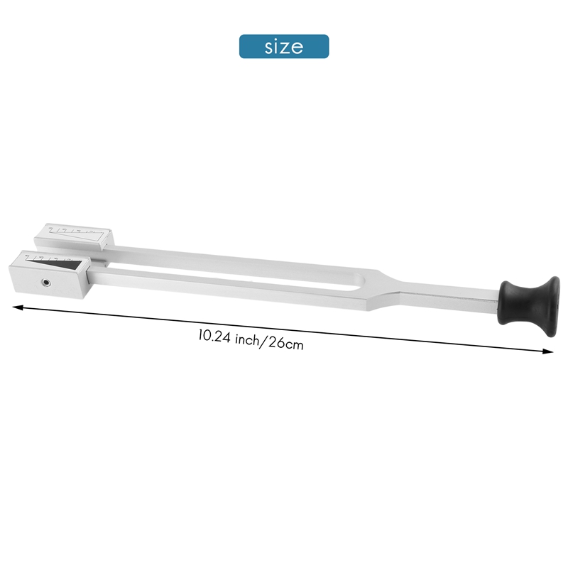 Aluminum Tuning Fork Chakra Hammer Ball Diagnostic C64-C128 Internal Nervous System Testing Tuning Fork Health Care