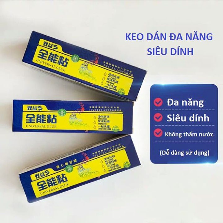 ⛔GIADUNGHOALONG⛔ Tuýp keo dán siêu dính (LOẠI VỎ XANH)