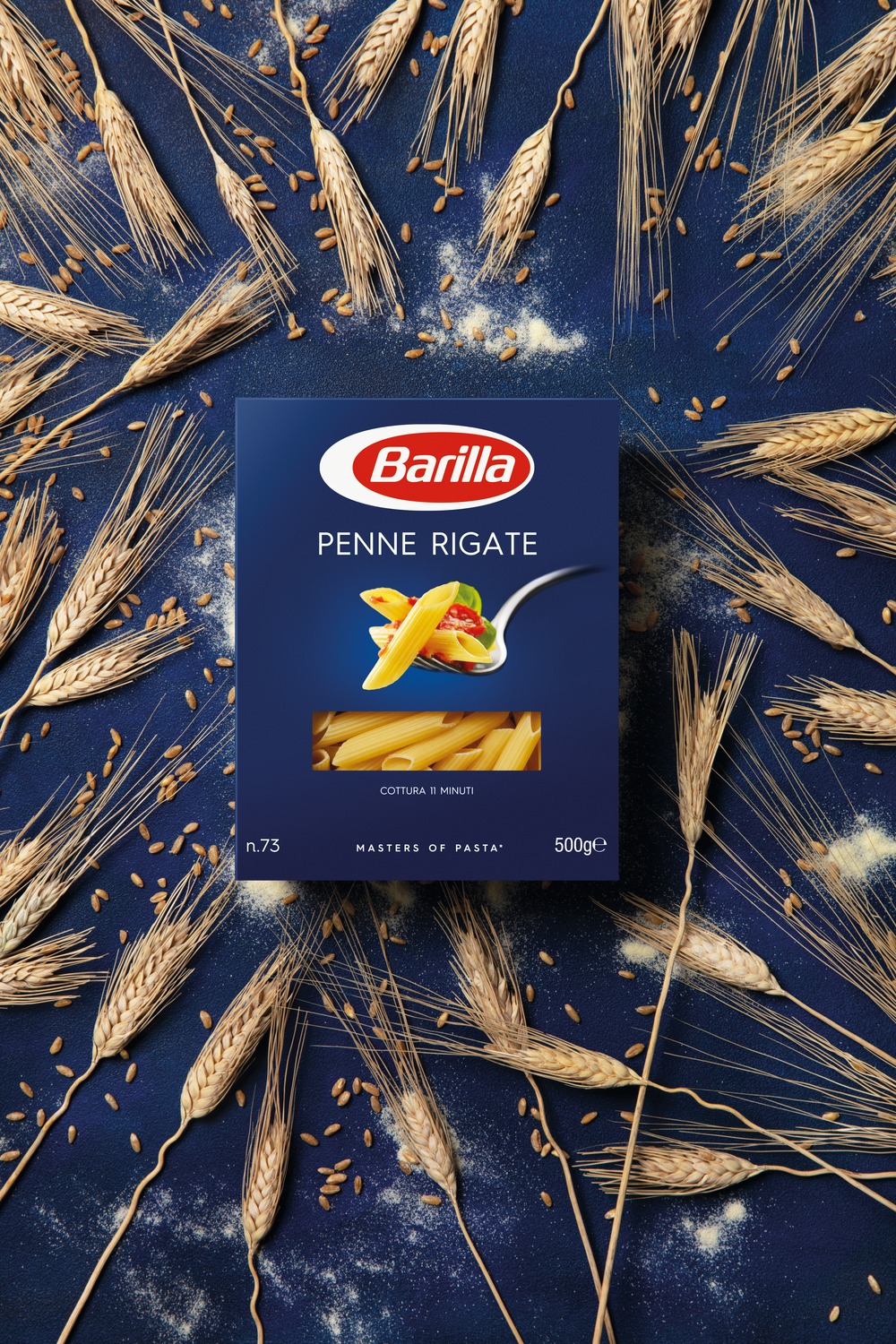 Date 02/28 Nui Barilla Bamboo Tube-Shaped Penne 500g N.37