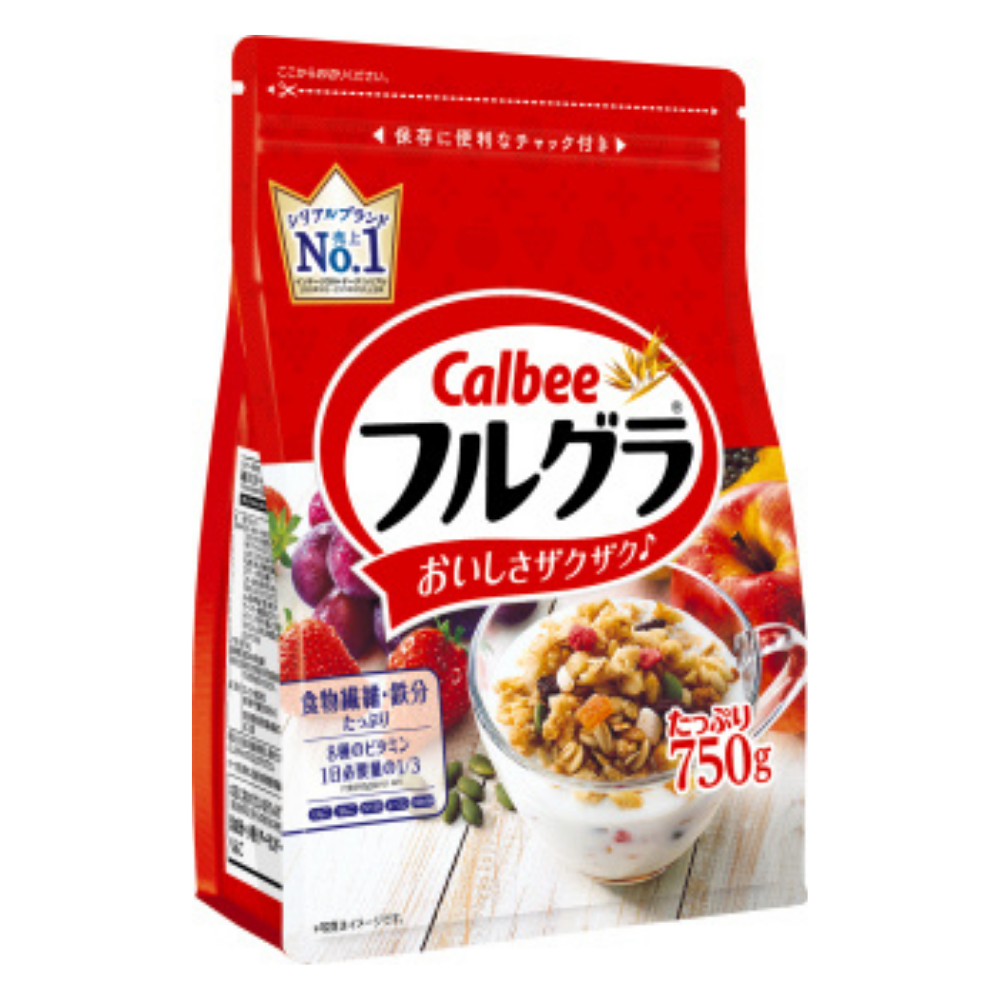 NGŨ CỐC CALBEE NHẬT BẢN 750gr DATE 7/2023