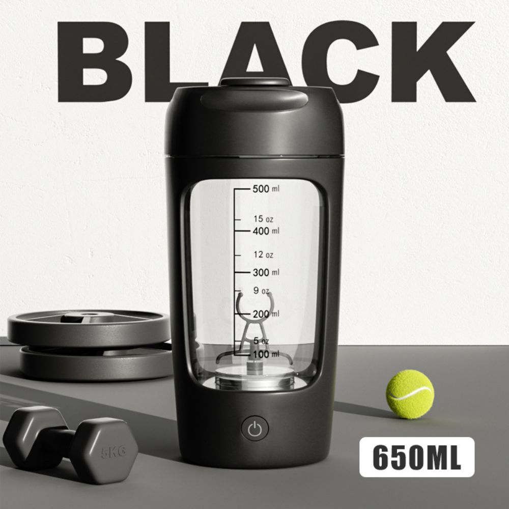650ML Electric Shaker Bottle, USB Charging Portable Protein Shake