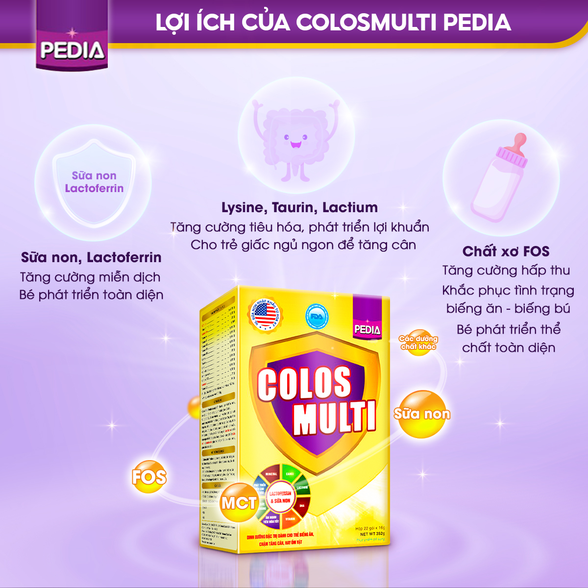 Combo 2 hộp sữa non colosmulti pedia chuyên biệt dành cho trẻ biếng ăn - ảnh sản phẩm 3