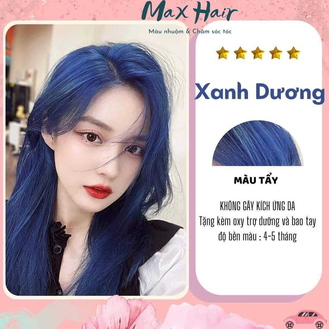 Thuốc nhuộm tóc màu xanh dương blue