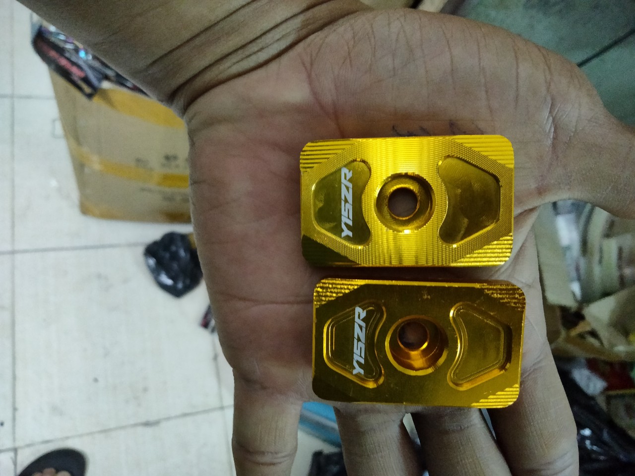 Pát tăng sên exciter 150 nhôm cnc cao cấp