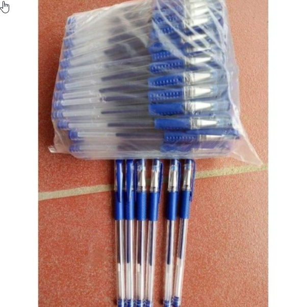 Bút bi nước 100c - Đủ xanh, đỏ, đen, tím