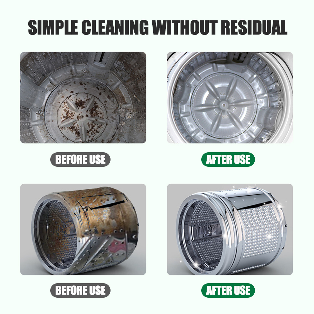 5pcs Household Washing Machine Cleaner Washing Machine Drum Mildew Remover Surfactant