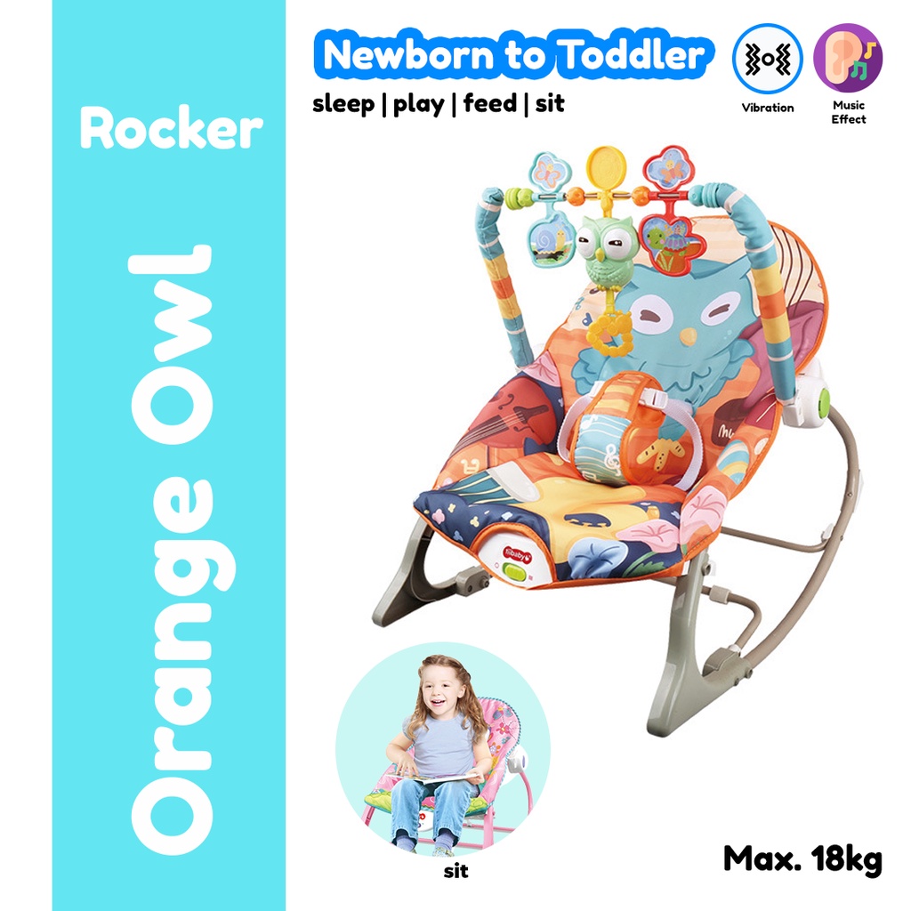 Baby store throne rocker