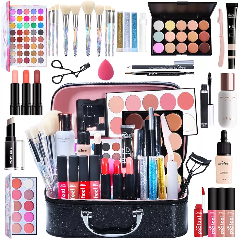 POPFEEL%208-56Pcs%20Makeup%20Set%20Full%20Professional%20Makeup%20Kit%20Eyeshadow%20Blush%20Foundation%20Face%20Powder%20Makeup%20Case%20Korean%20Cosmetic%20-%20Image%209