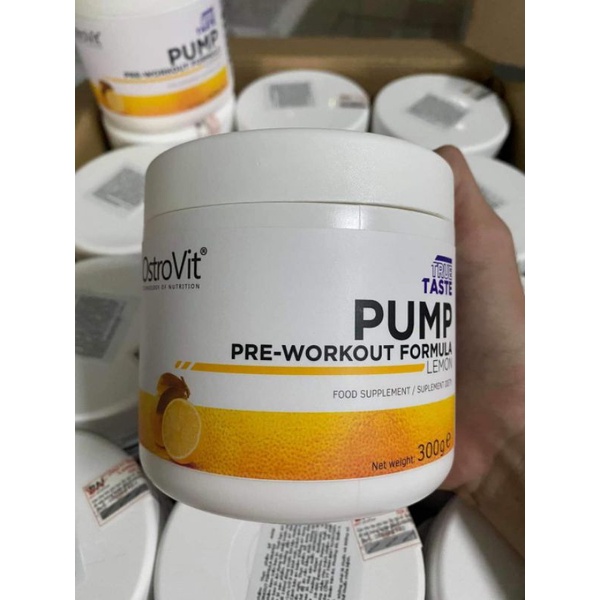 OSTROVIT PUMP PRE-WORKOUT FORMULA TĂNG SỨC MẠNH SỨC BỀN (30 LẦN DÙNG)