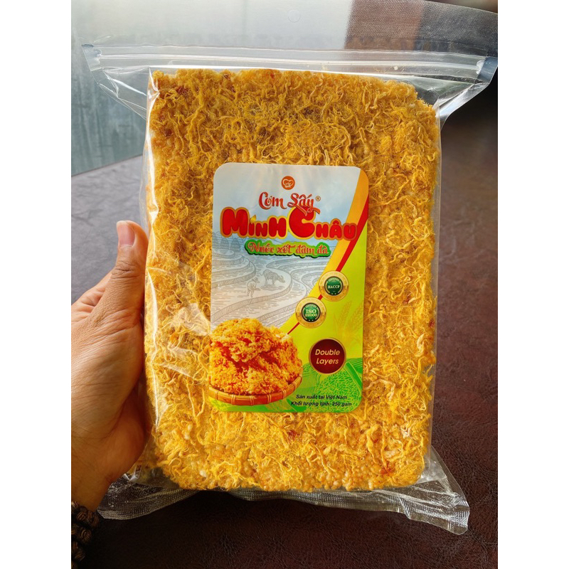 Cơm cháy (Cơm sấy) Minh Châu siêu ngon 250g Date dài
