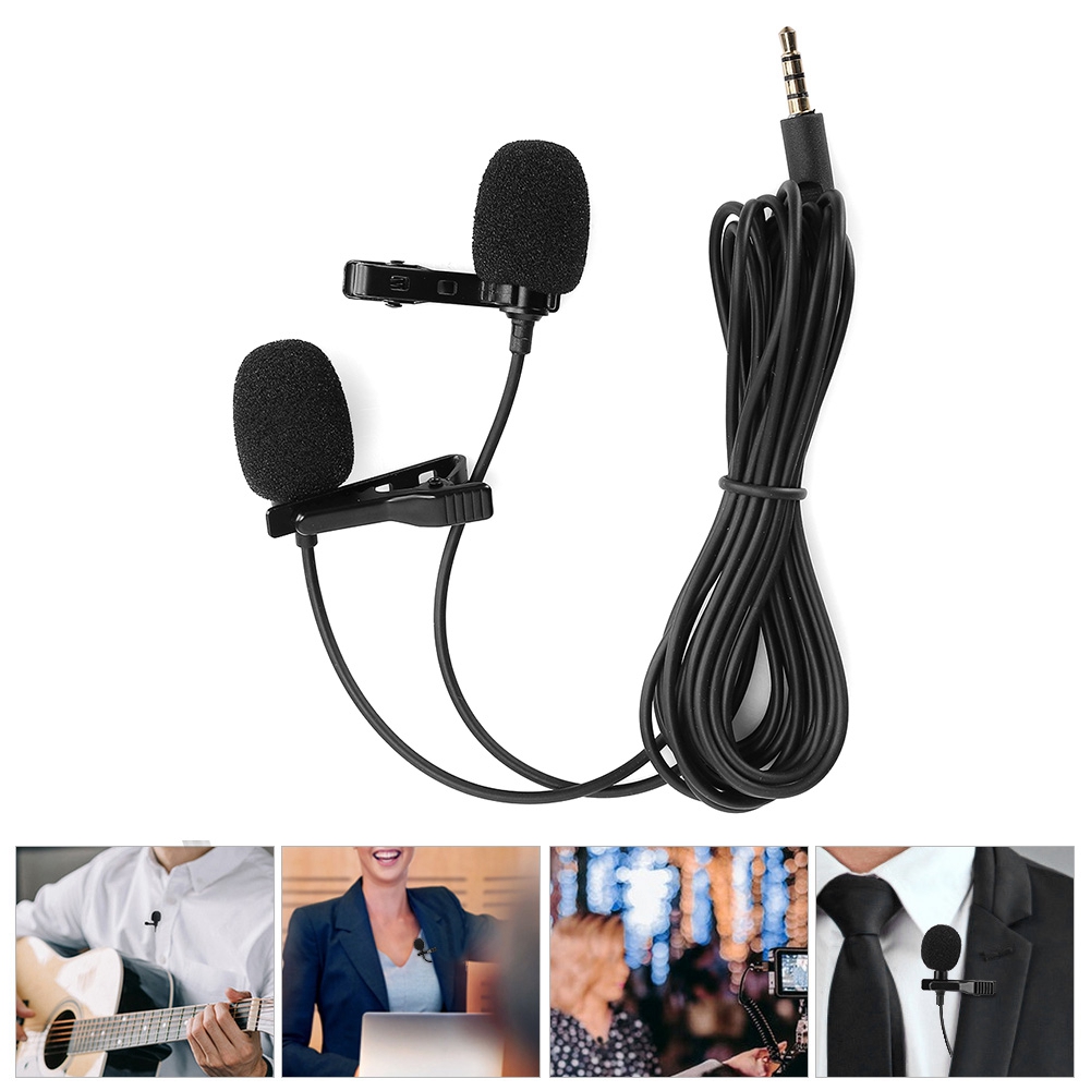 Mini Microphone Lavalier Phone Microphone for Mobile Phone iOS Android Karaoke