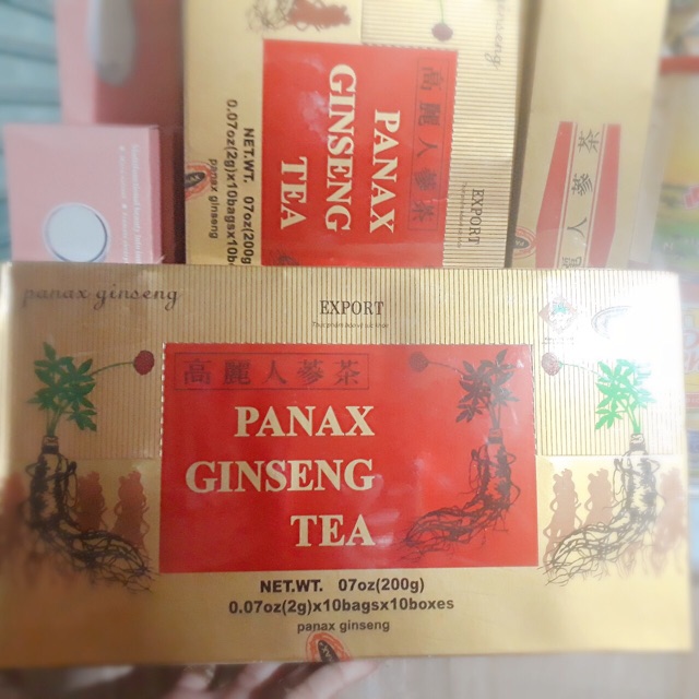 Trà sâm Hàn Quốc Panax Ginseng Tea - Hộp lớn 100 gói