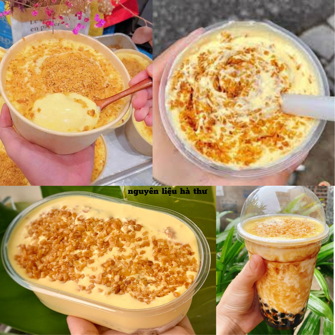 Vụn dừa nướng Cocochips Dừa nướng Vụn dừa nướng topping cho trà sữa kem