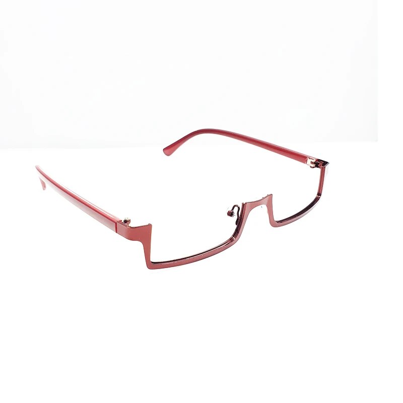 【Bestseller Alert】 Japanese Korean Style Glasses Kamishiro Rize/nishio Nishiki Glasses Half Frame Reverse Frame Glasses Tokyo Ghoul Cosplay.