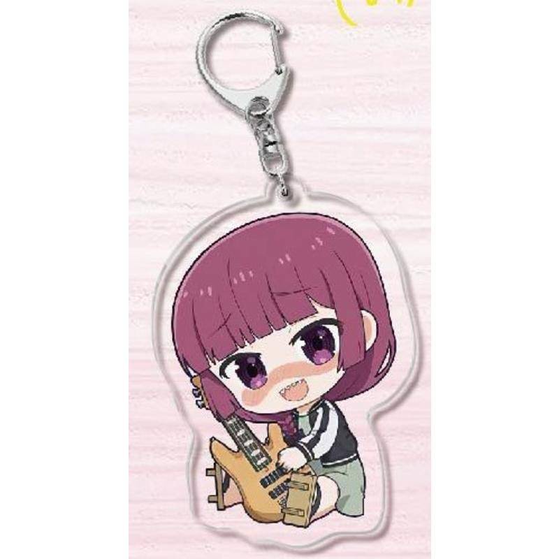 Anime Bocchi The Rock Star Keychain with Bell Kawaii Characters Acrylic  Pendant Keyring Collections - AliExpress