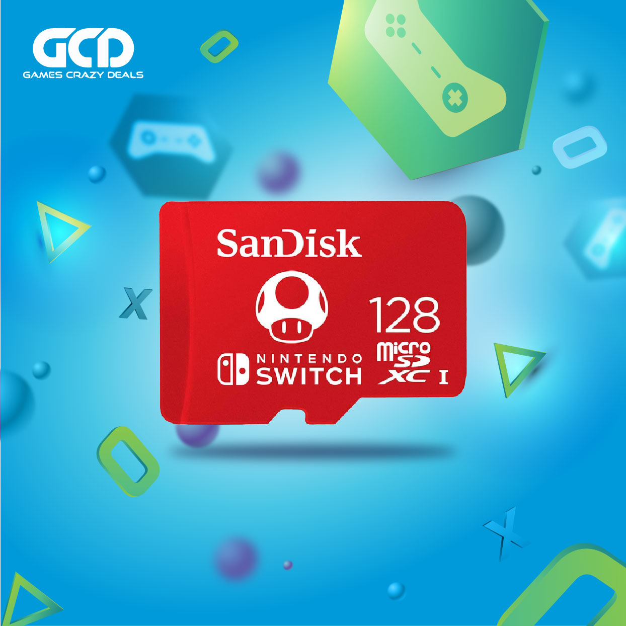 nintendo switch 128gb microsdxc card