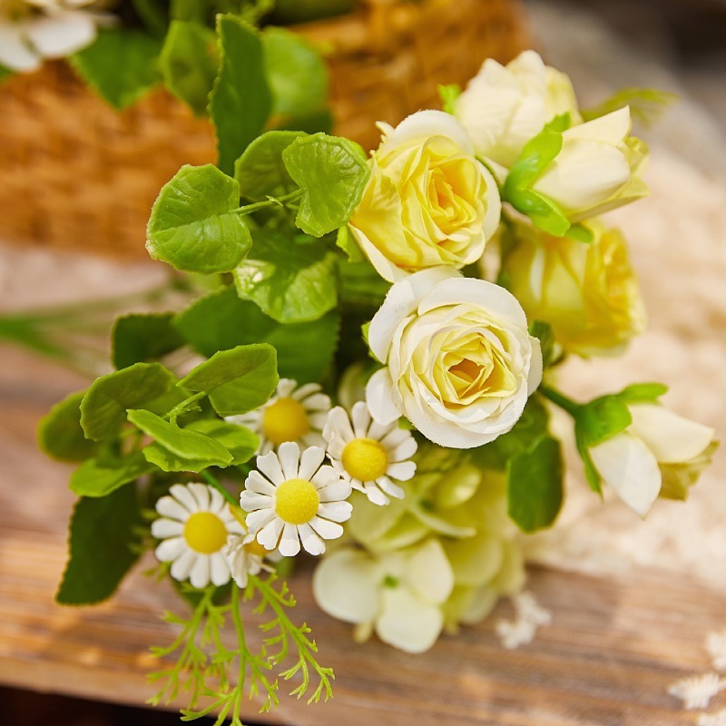 Rose Chamomile Combination Flower Soft Rose Artificial Flower