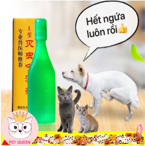 LỌ DIỆT VE RẬN CHÓ CHÓ MÈO ĐÀI LOAN