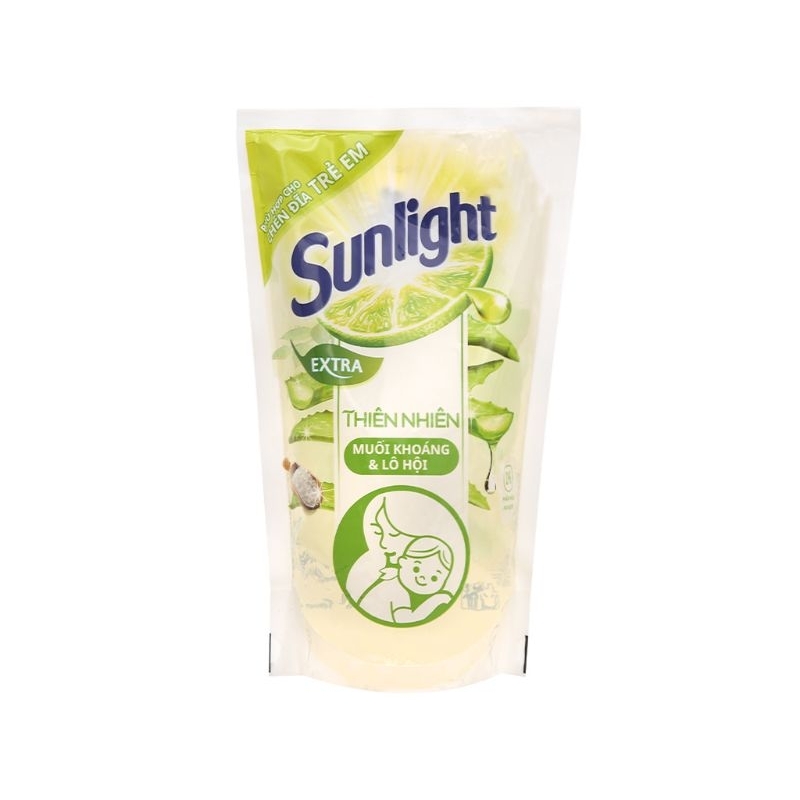 Nước rửa chén Sunlight chiết xuất chanh túi 725ml