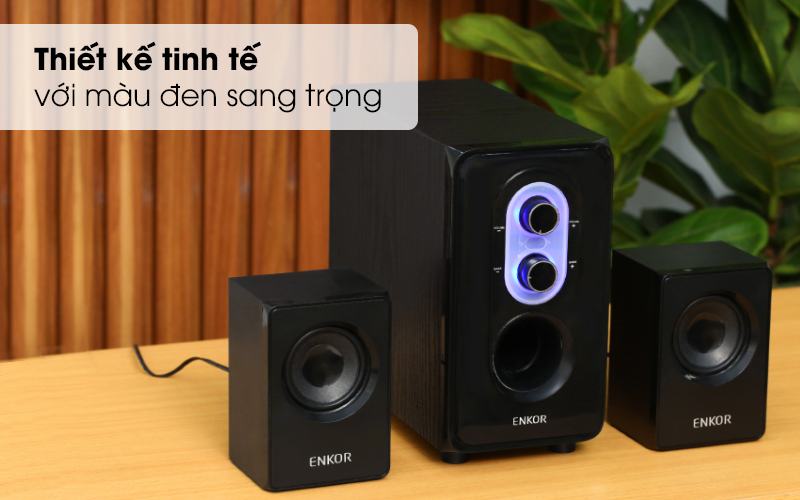 Loa vi tính 2.1 Enkor E50 Đen