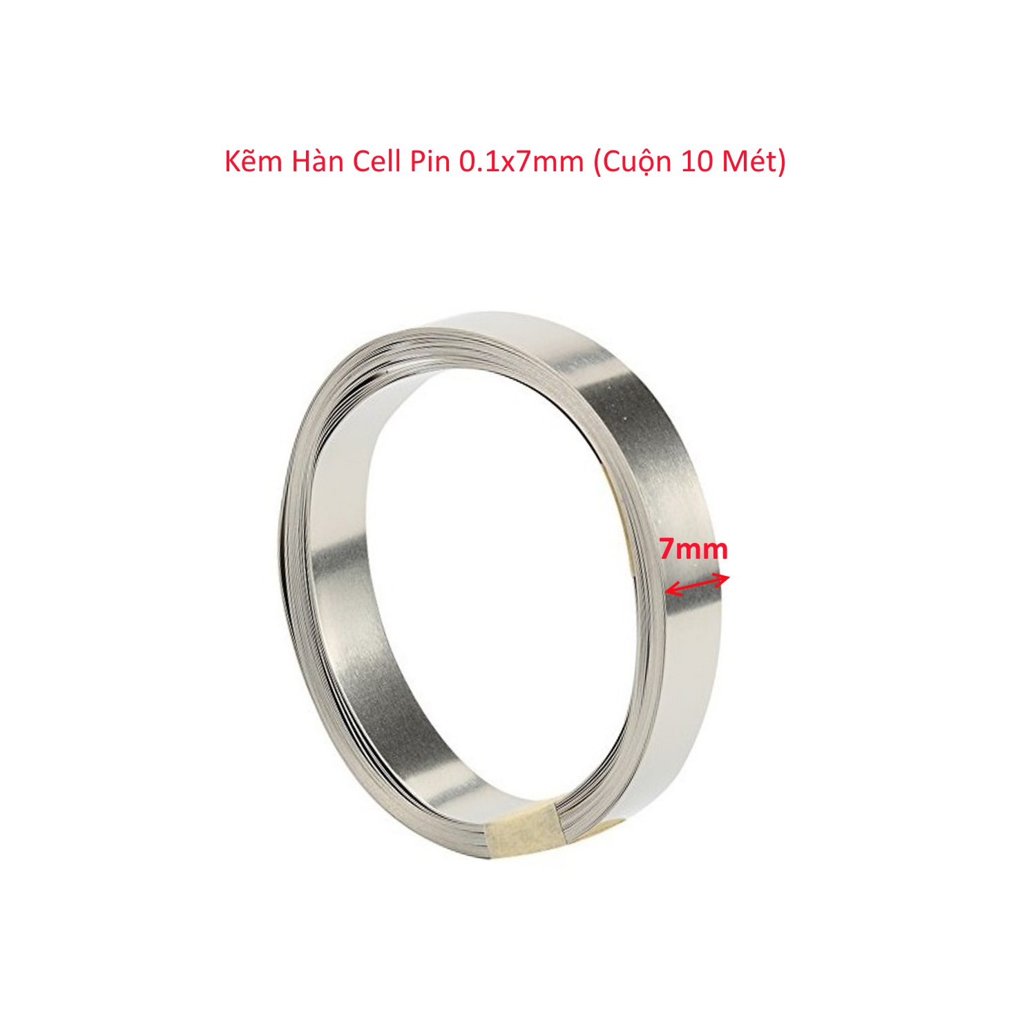 KẼM HÀN CELL PIN 0.1X7MM (CUỘN 10 MÉT)