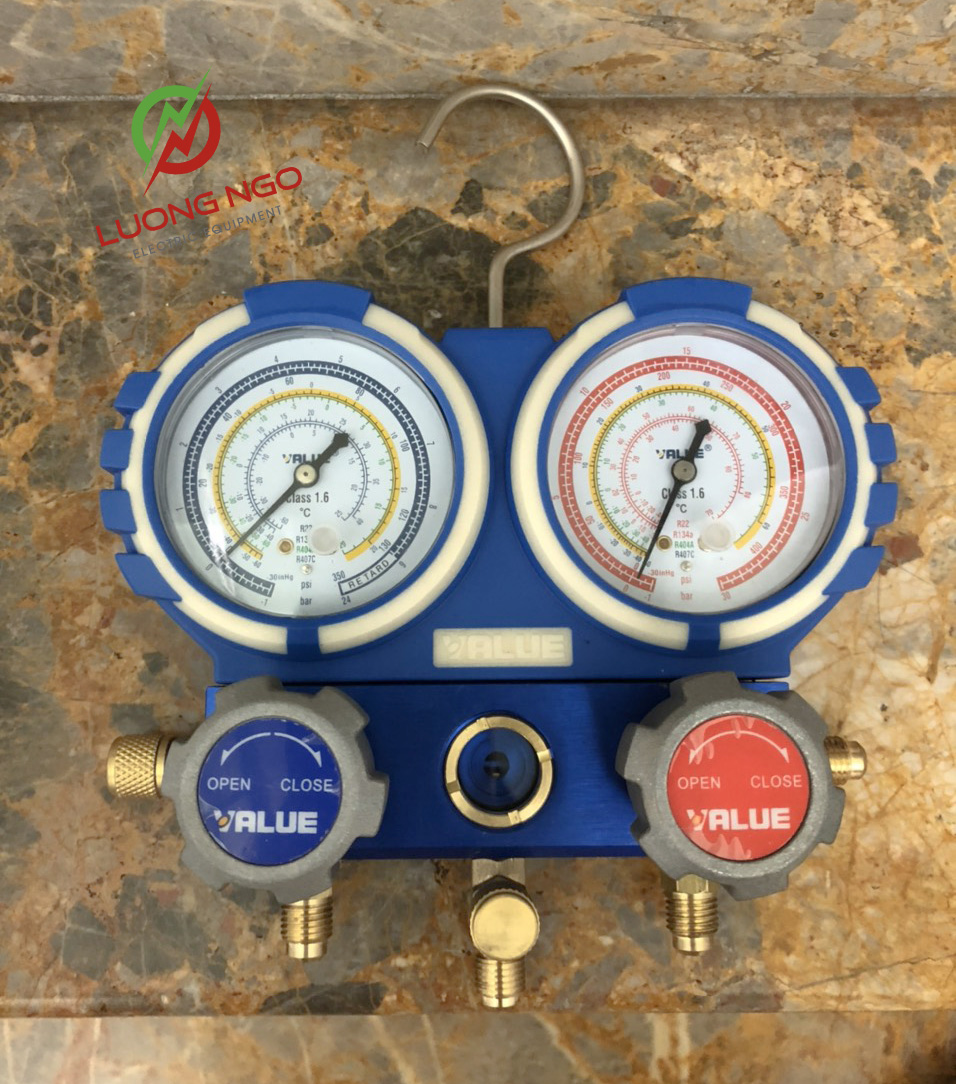 Đồng hồ gas R22 đôi VALUE VMG-2-R22-B
