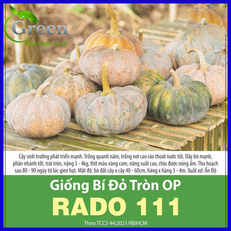 Hạt giống bí đỏ tròn op xuất xứ ấn độ