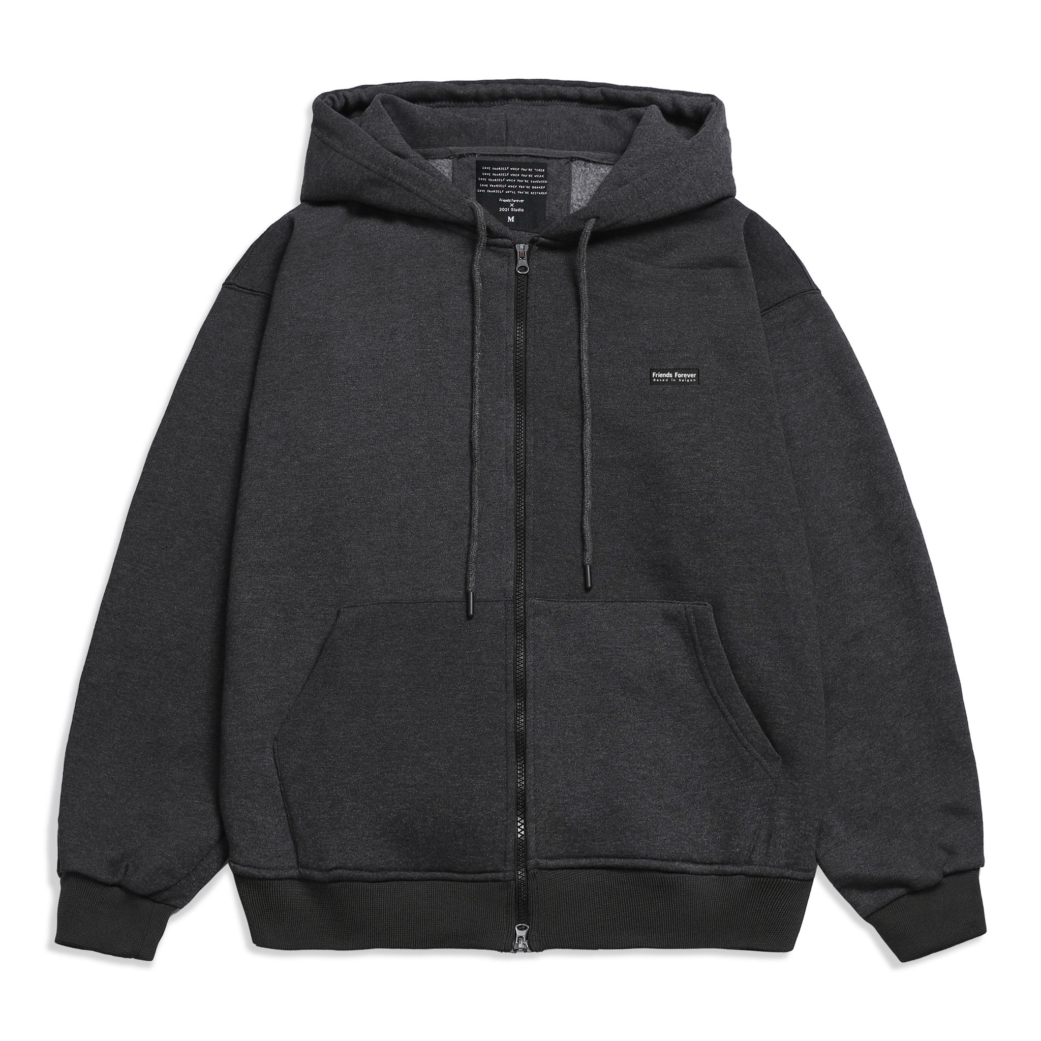 Áo Khoác OVERSIZE FRIENDSFOREVER ZIP HOODIE