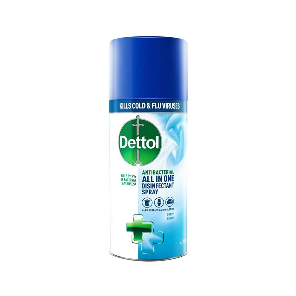 [Single/Bundle] Dettol Disinfectant Spray Crips Linen 400ml - Top ...